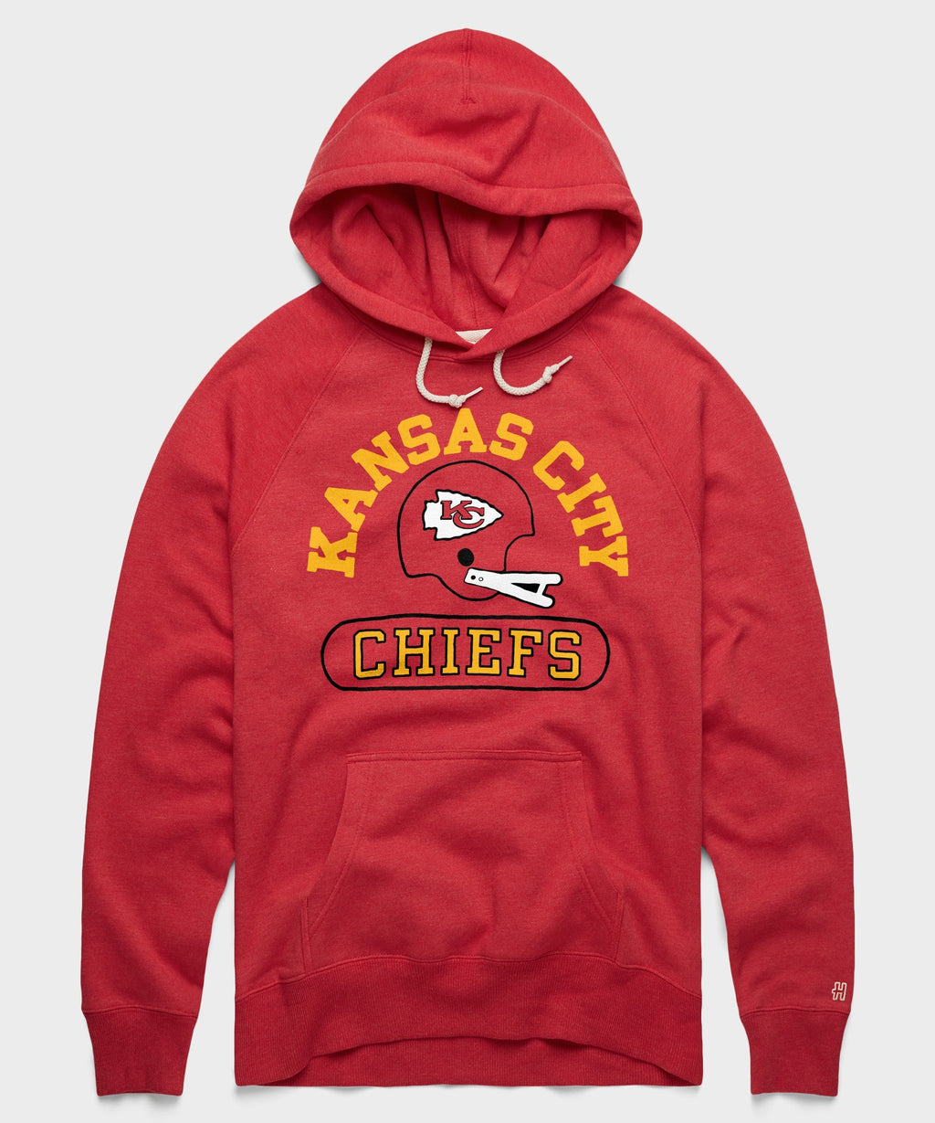 Kansas City Chiefs Throwback Helmet Hoodie