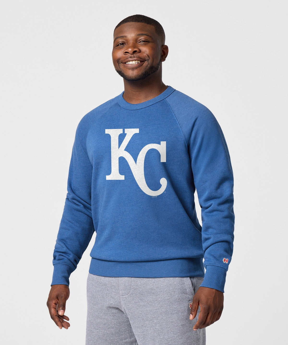Kansas City Royals Cap Logo '69 Crewneck