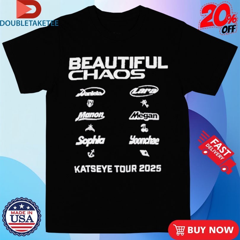 Katseye Beautiful Chaos Tour 2025 Shirts