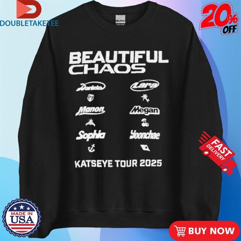 Katseye Beautiful Chaos Tour 2025 Shirts