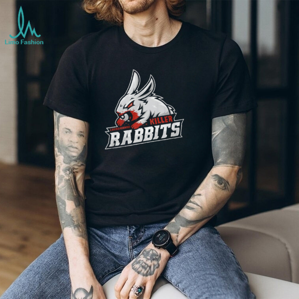 Killer Rabbits of Caerbannog Monty Python Beast Mascot T Shirt