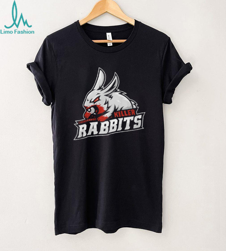 Killer Rabbits of Caerbannog Monty Python Beast Mascot T Shirt