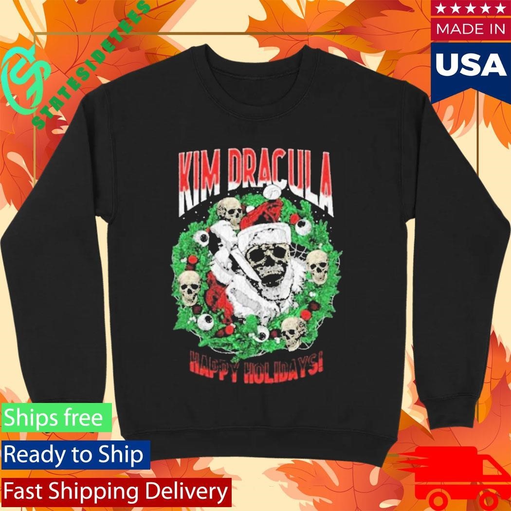 Kim Dracula Santa Wreath Shirt