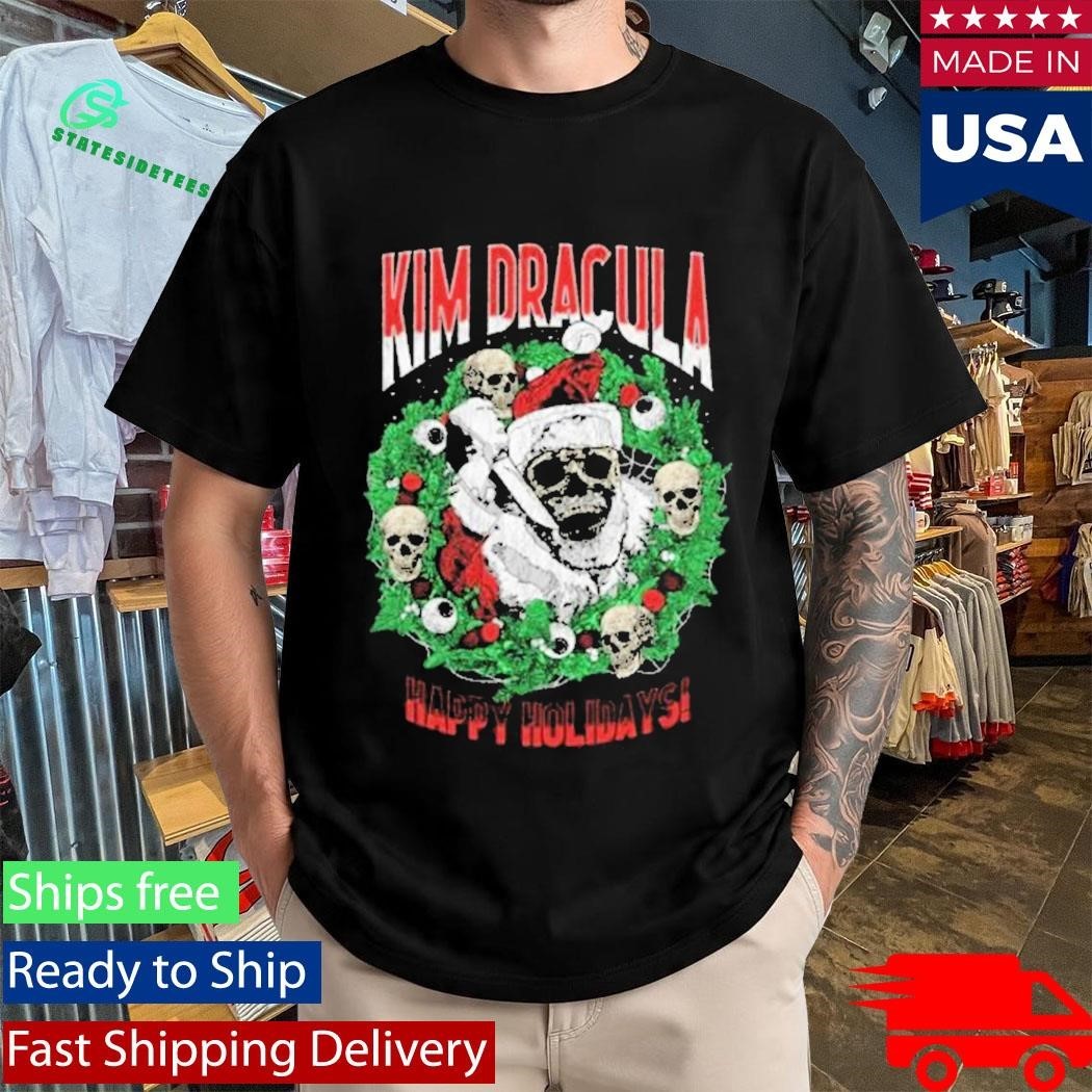 Kim Dracula Santa Wreath Shirt