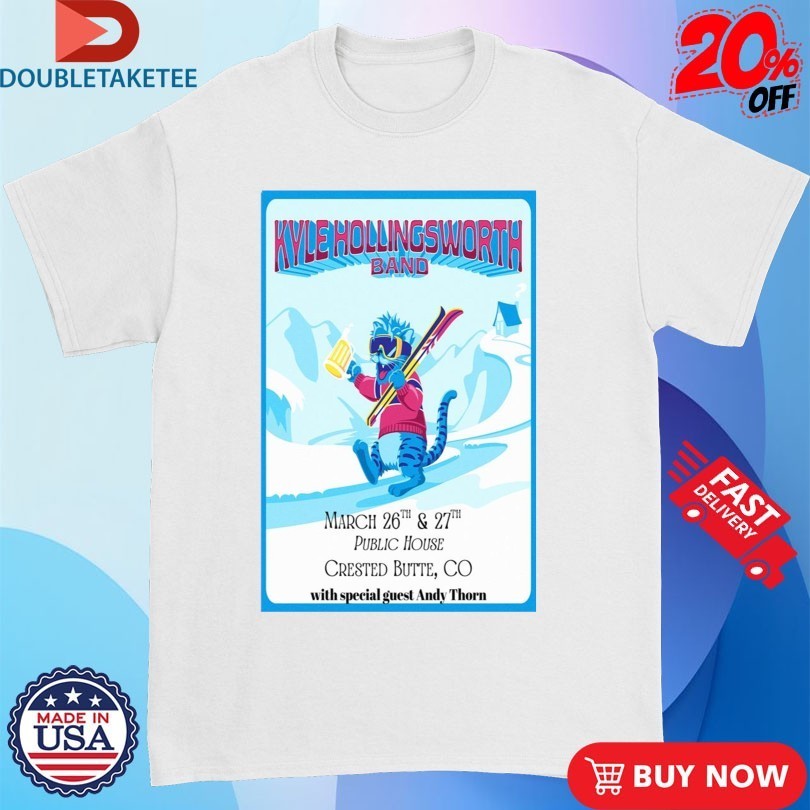 Kyle Hollingsworth Band Public House Crested Butte CO Mar 26-27 2026 Shirts
