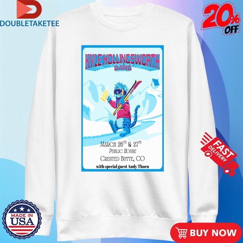 Kyle Hollingsworth Band Public House Crested Butte CO Mar 26-27 2026 Shirts