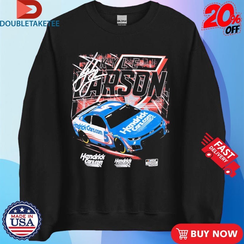 Kyle Larson Classic Ink #5 Hendrickcars.com Nascar Cup Champions Shirts