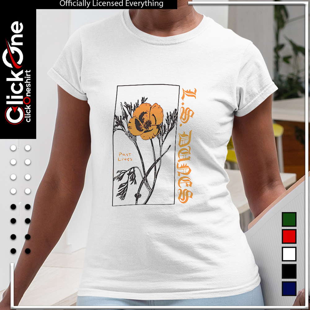 L S Dunes Past Lives flower shirt