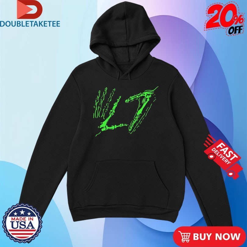 L7 Green Skele Hands Shirts