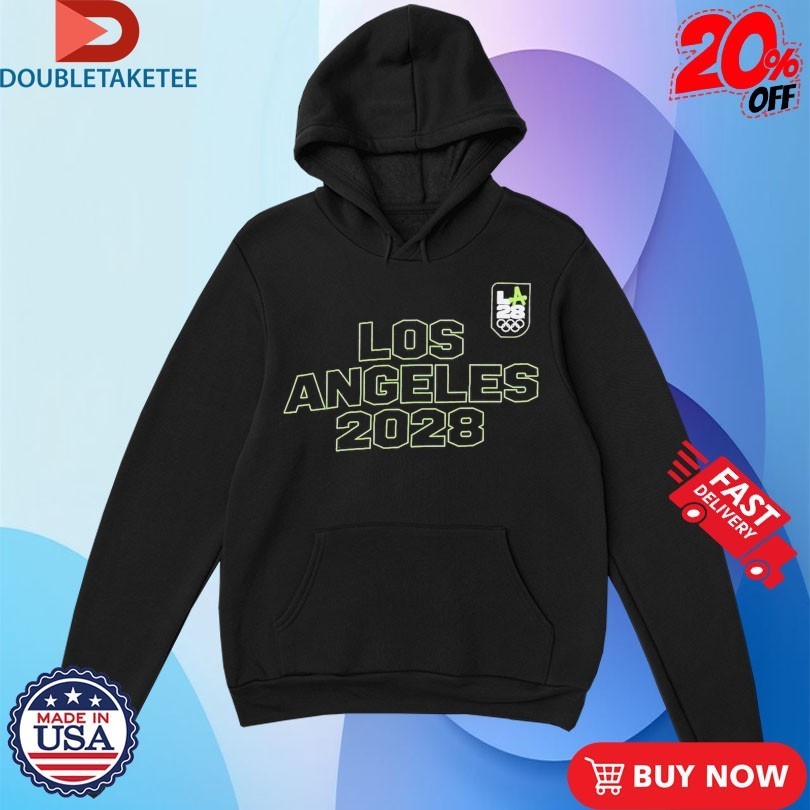 LA28 Summer Olympics Neon Outline Preschool Shirts