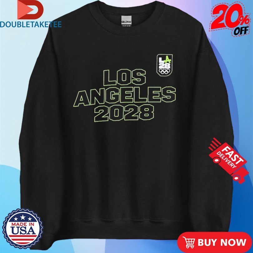 LA28 Summer Olympics Neon Outline Preschool Shirts