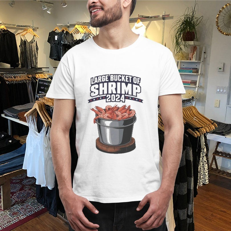 Large Bucket Of Shrimp Shirts