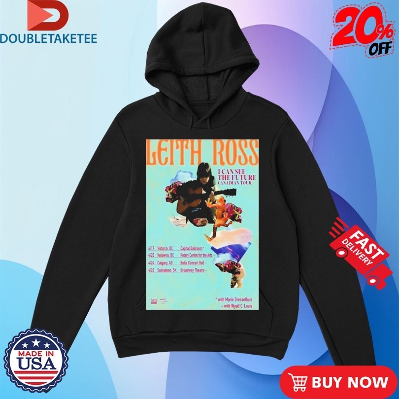 Leith Ross I Can See The Future Canadian Tour 2026 Dates Shirts