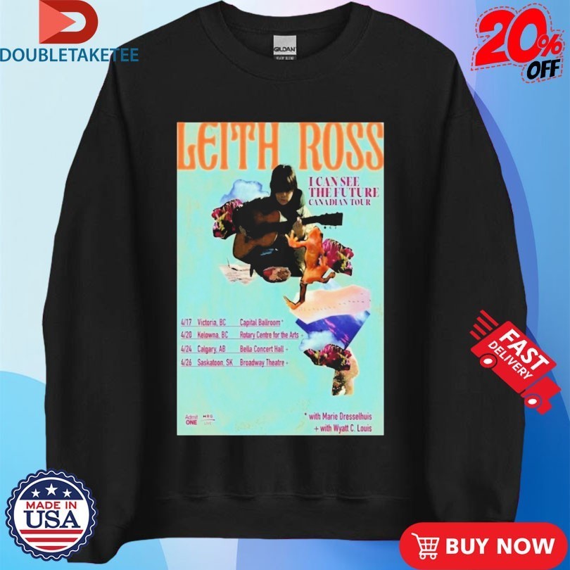 Leith Ross I Can See The Future Canadian Tour 2026 Dates Shirts