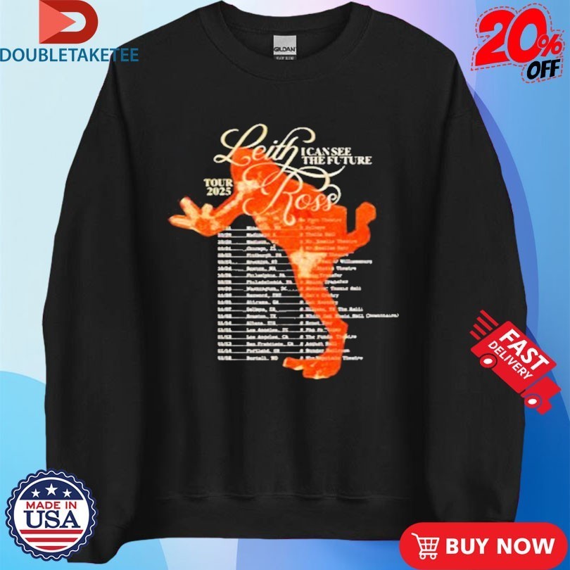 Leith Ross I Can See The Future Tour 2025 Dates Shirts