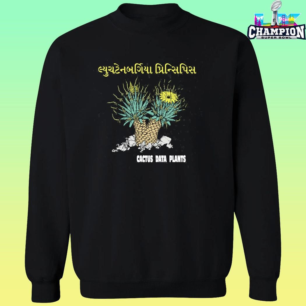 Leuchtenbergia Principis Cactus Data Plants Shirt