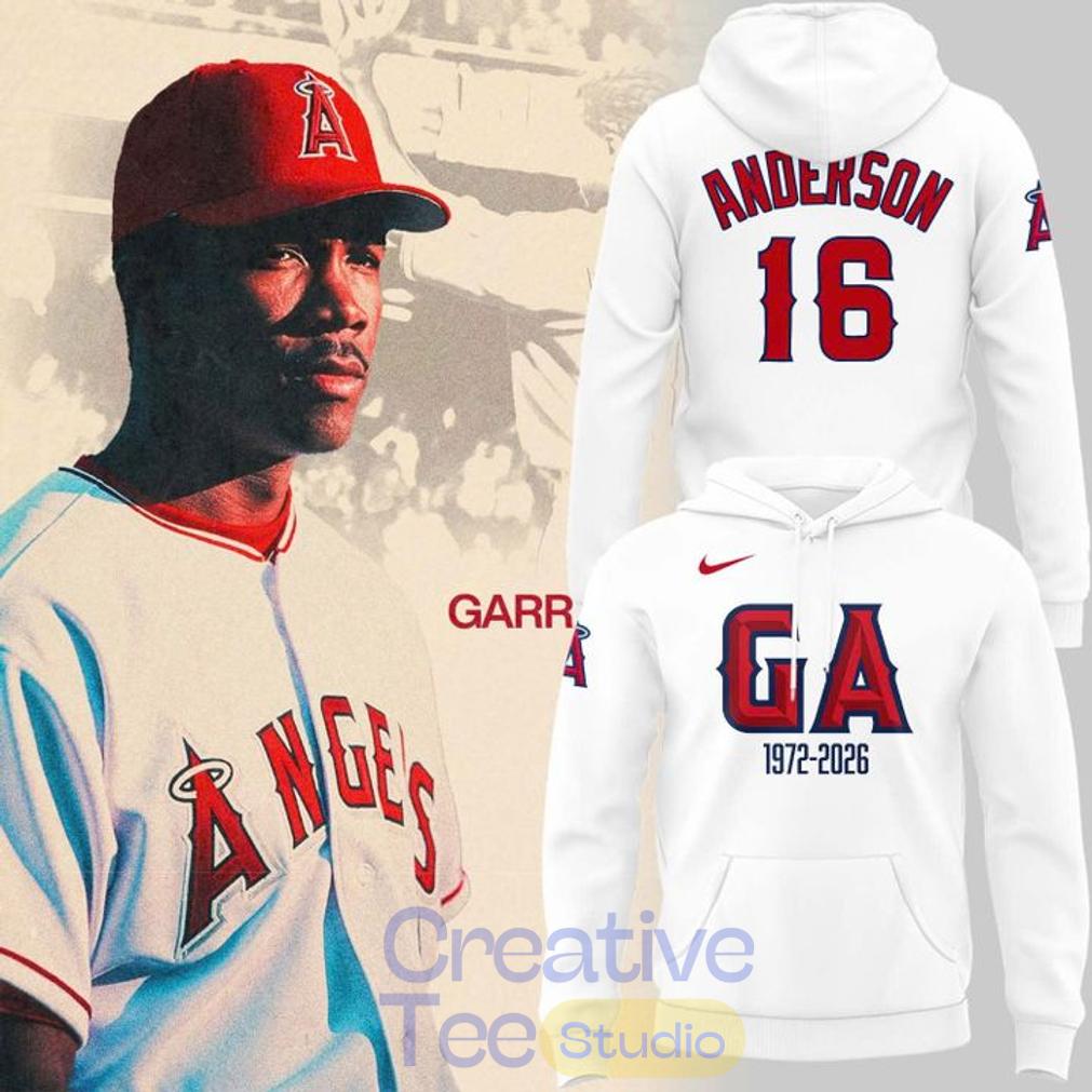 Los Angeles Angels Garret Anderson Tribute Limited Edition Hoodie