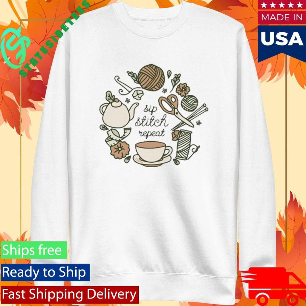 Loepsie Green Jasmine & Peach Shirt