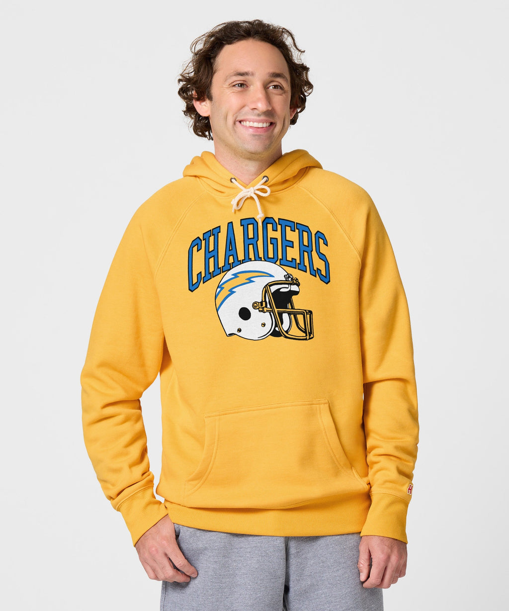 Los Angeles Chargers Helmet Retro Hoodie