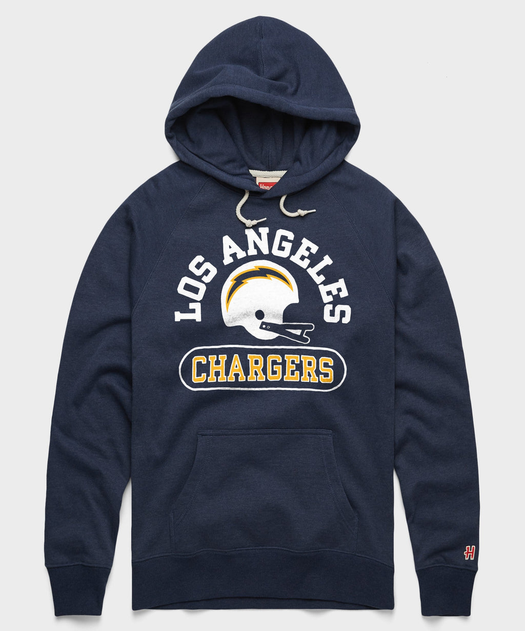 Los Angeles Chargers Throwback Helmet Hoodie
