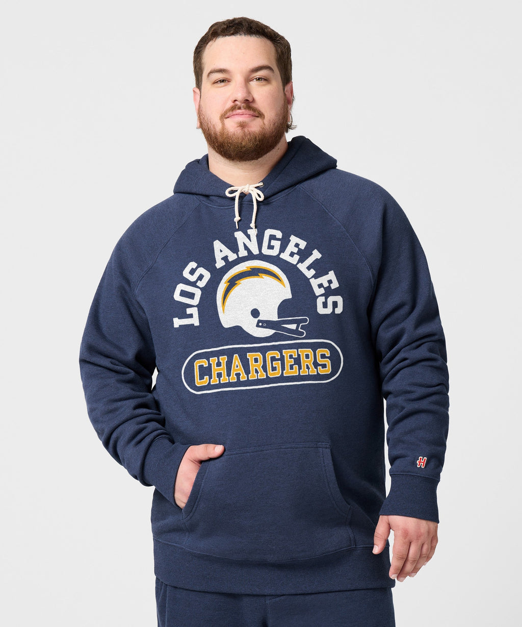 Los Angeles Chargers Throwback Helmet Hoodie