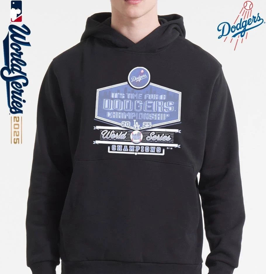 Los Angeles Dodgers 2025 World Series Champions It’s Time For A Skyline T-Shirt