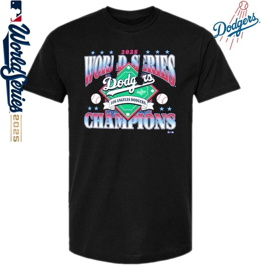 Los Angeles Dodgers ’47 2025 World Series Champions Hoodie T-Shirt
