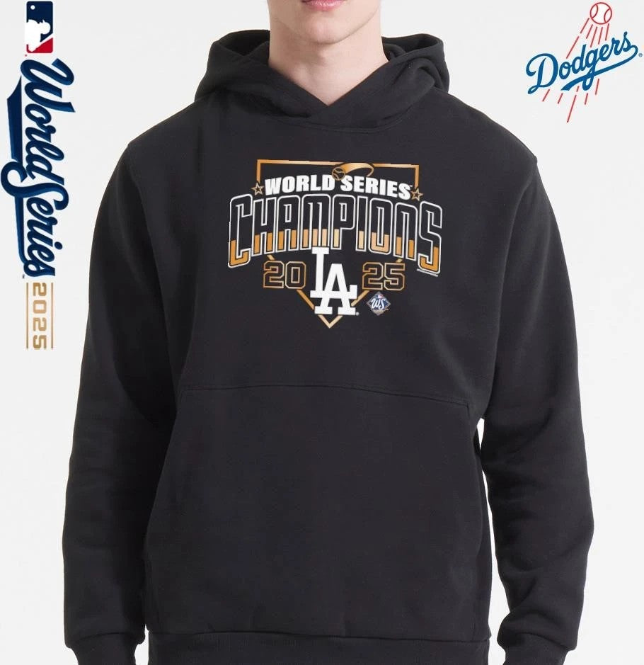 Los Angeles Dodgers Mitchell & Ness 2025 World Series Champions Arch T-Shirt
