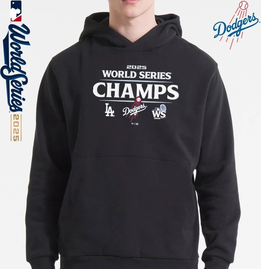 Los Angeles Dodgers World Series Champions Official Logo Graphic 2025 T-Shirt