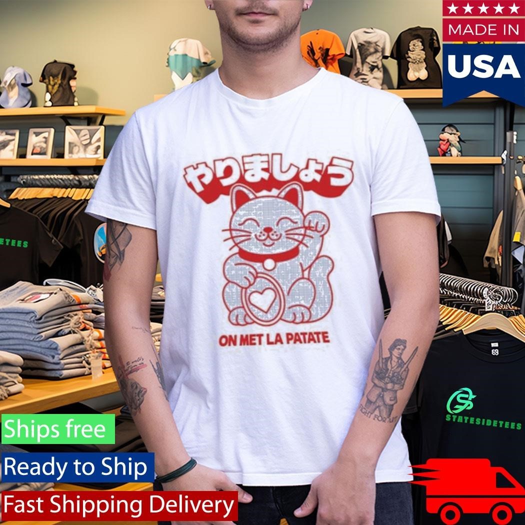 Lucky Cat On Met La Patate Shirt