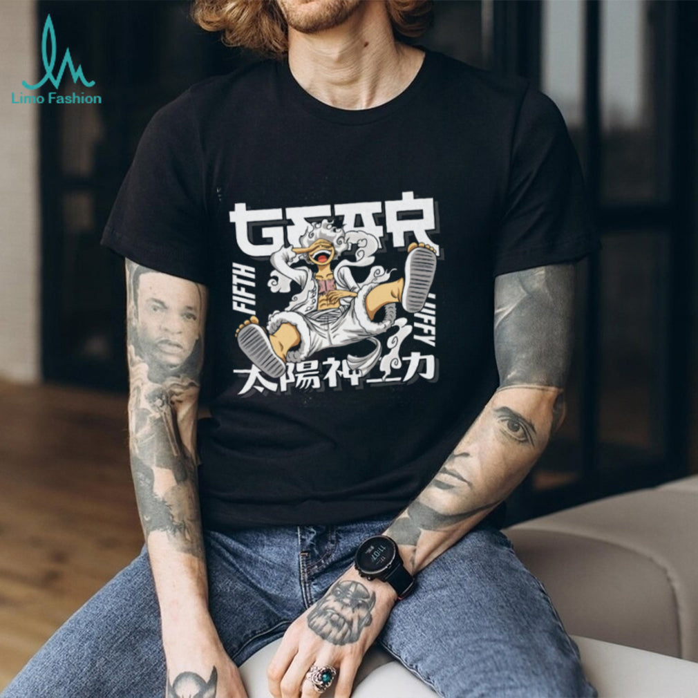 Luffy Gear 5 Sun God Nika Graphic T Shirt Vintage Wash Streetwear