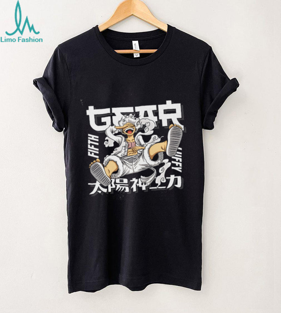 Luffy Gear 5 Sun God Nika Graphic T Shirt Vintage Wash Streetwear