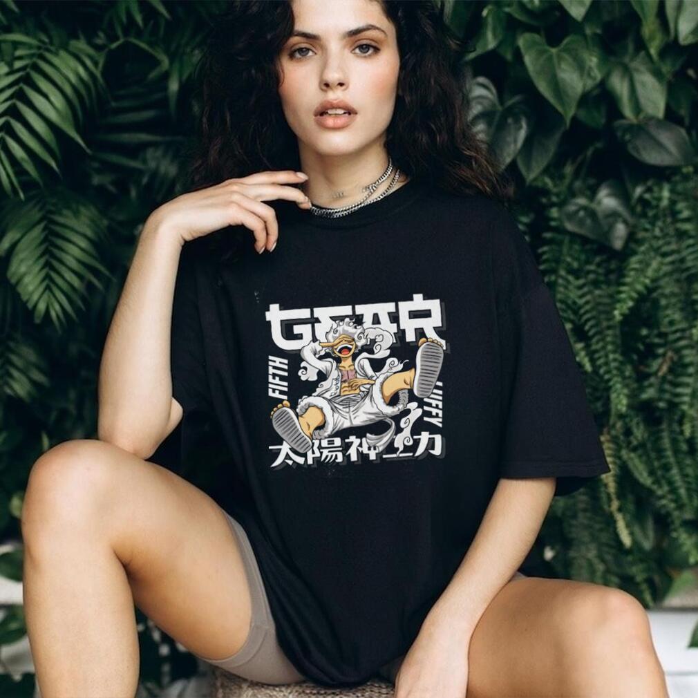 Luffy Gear 5 Sun God Nika Graphic T Shirt Vintage Wash Streetwear