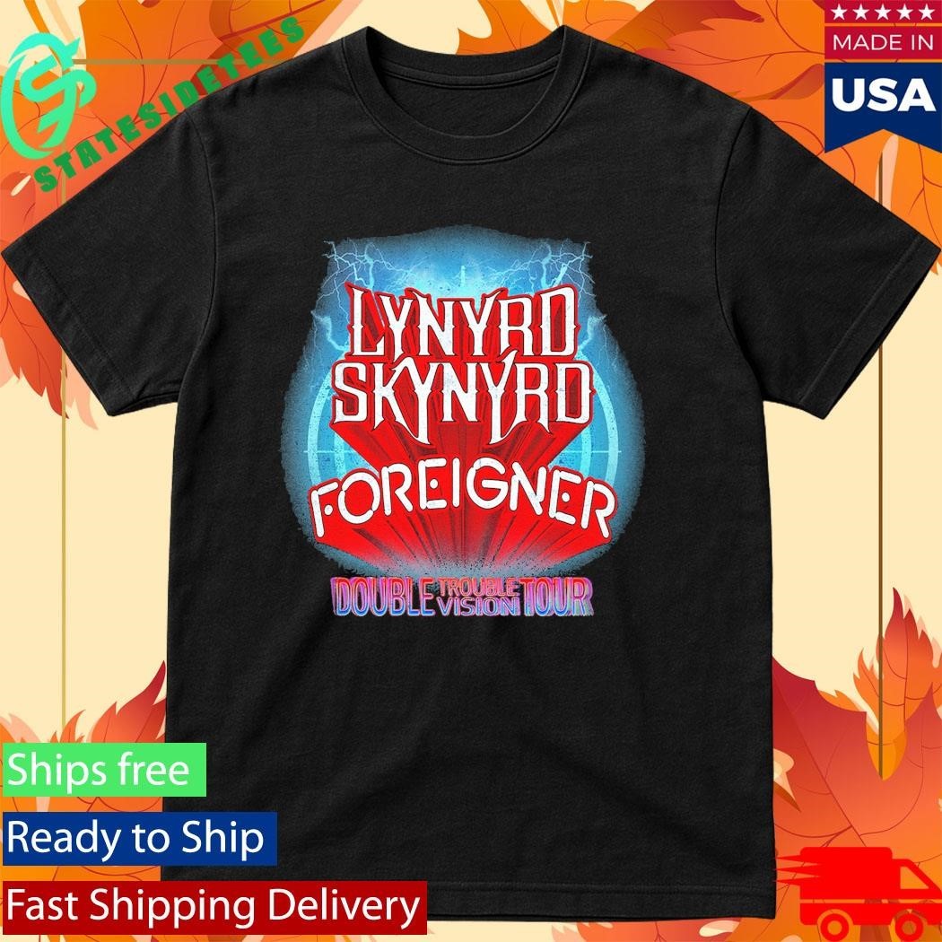 Lynyrd Skynyrd Double Trouble Double Vision Tour Shirt