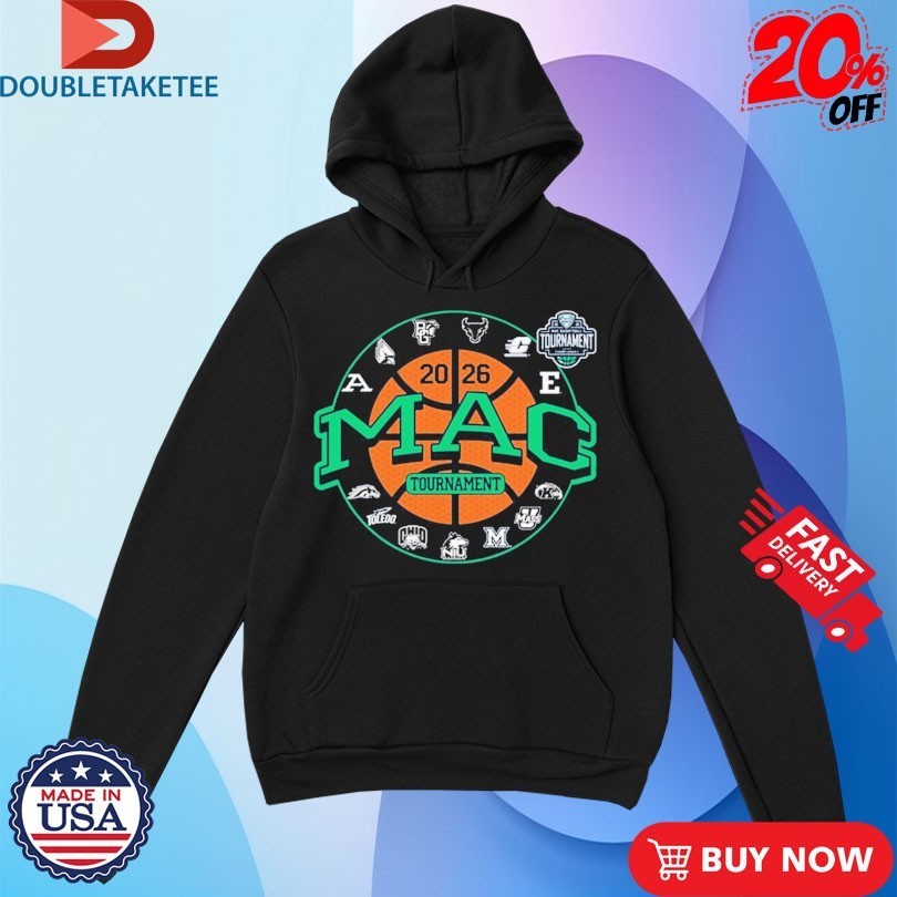 MAC Basketball Tournament Logo Teams 2026 Shirts