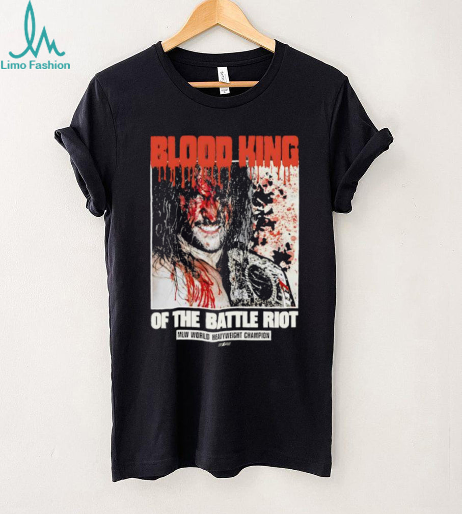 MLW World Heavyweight Champion Blood King of the Battle Riot T Shirt