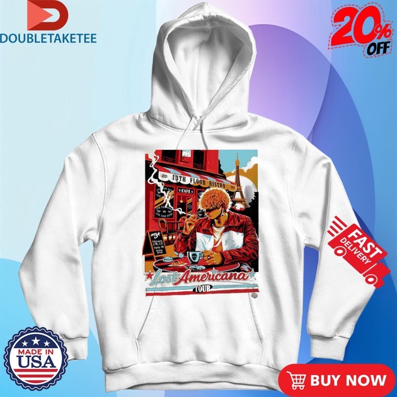 Machine Gun Kelly Lost Americana Tour 2026 Venue At Adidas Arena On February 27 Paris Cigarettes Shirts