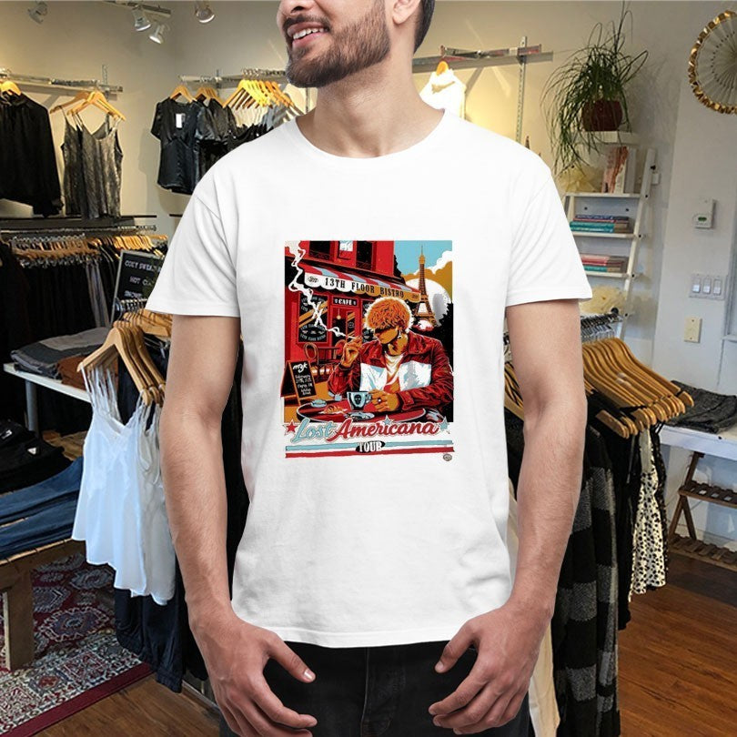 Machine Gun Kelly Lost Americana Tour 2026 Venue At Adidas Arena On February 27 Paris Cigarettes Shirts