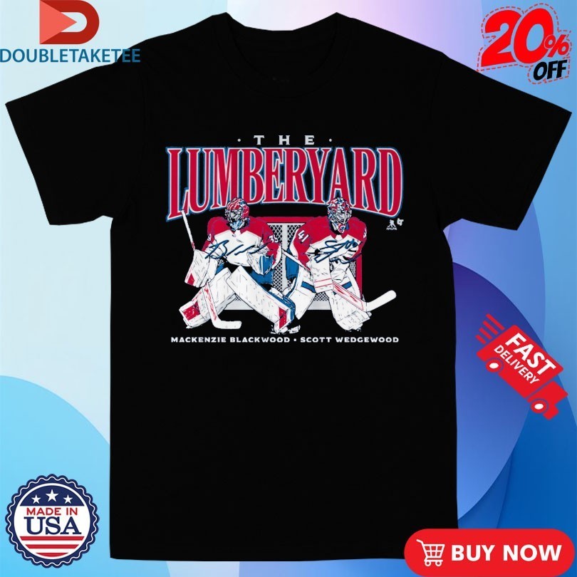 Mackenzie Wedgewood And Scott Blackwood The Lumberyard Colorado Avalanche Shirts