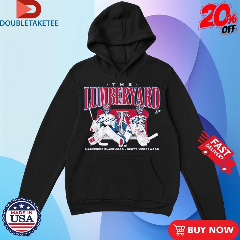 Mackenzie Wedgewood And Scott Blackwood The Lumberyard Colorado Avalanche Shirts