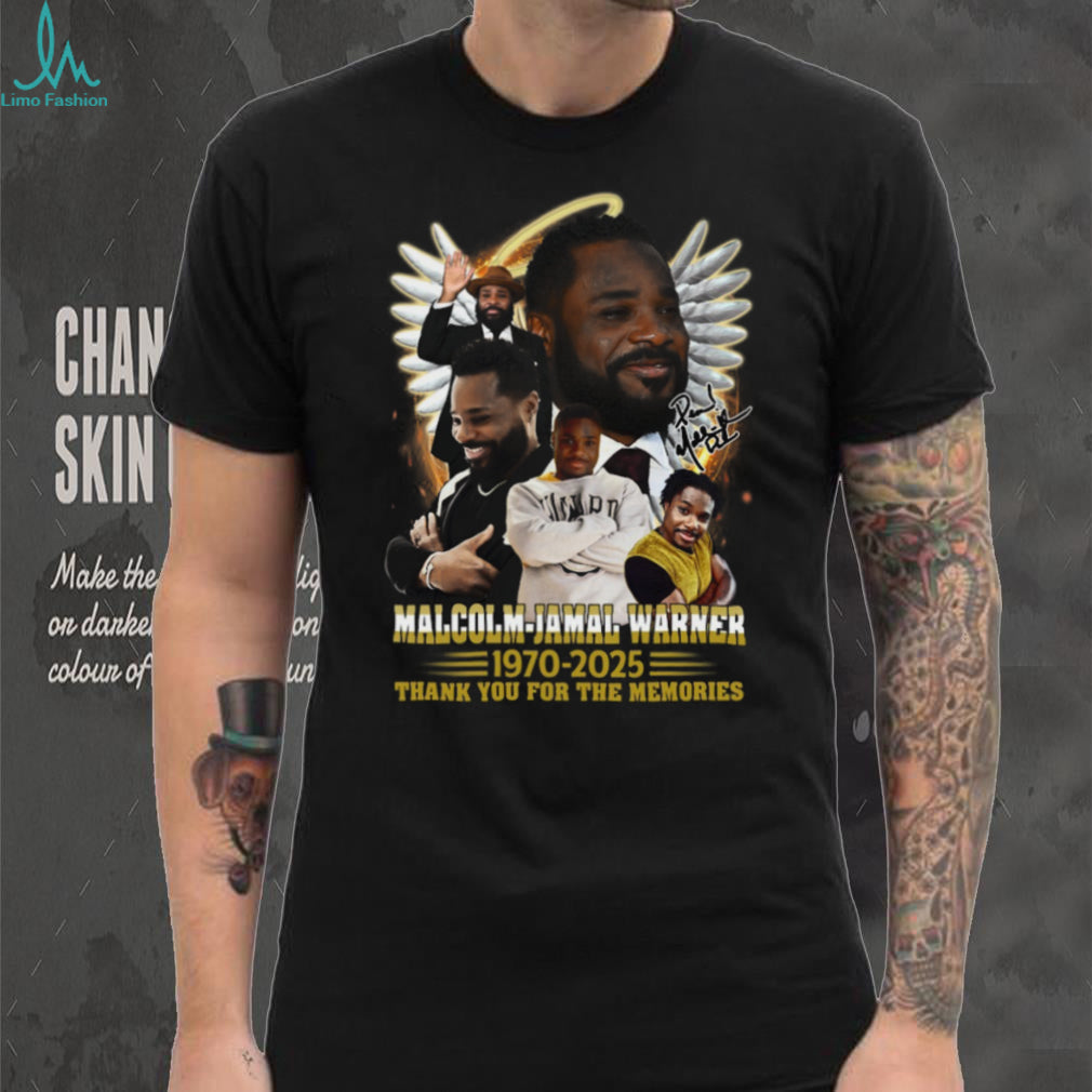 Malcolm Jamal Warner Memorial T Shirt 1970 2025 Tribute Tee