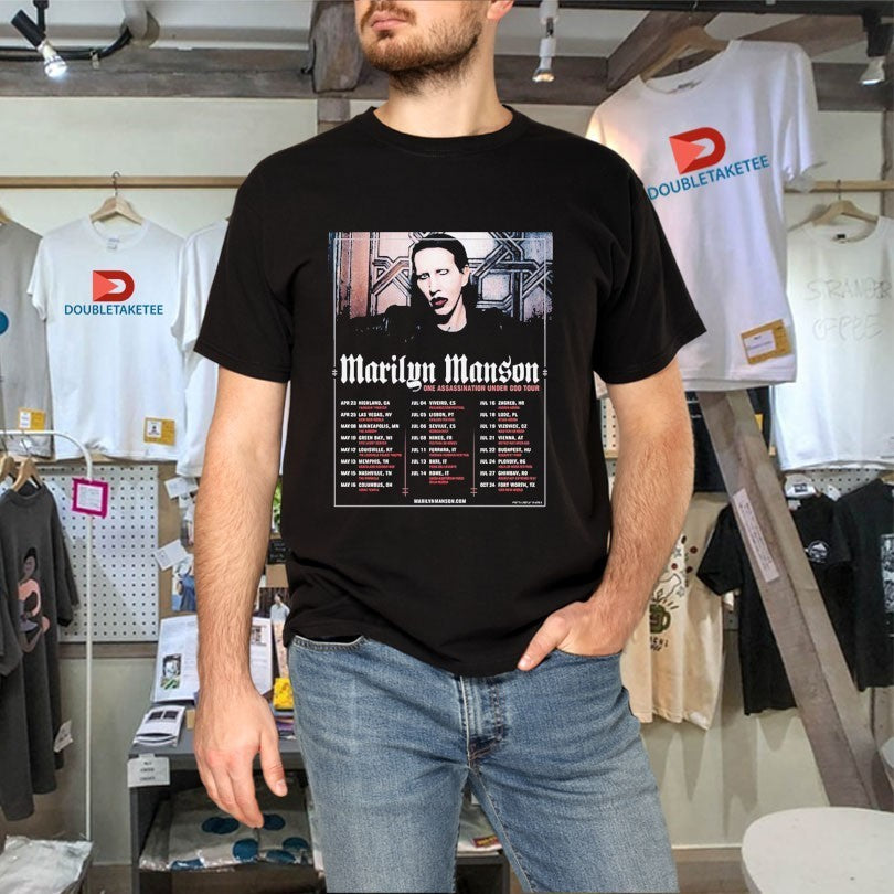 Marilyn Manson One Assassination Under God World Tour 2026 Dates Shirts