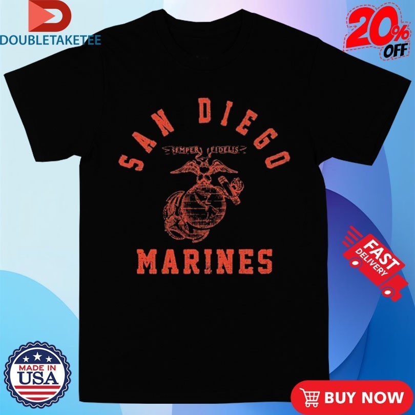 Marines Corps USMC Old School San Diego Training Shirts