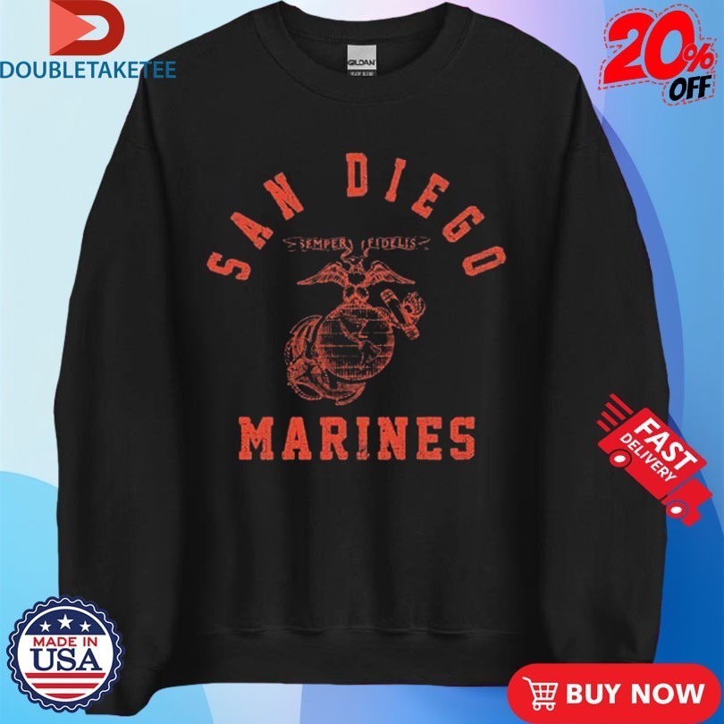 Marines Corps USMC Old School San Diego Training Shirts