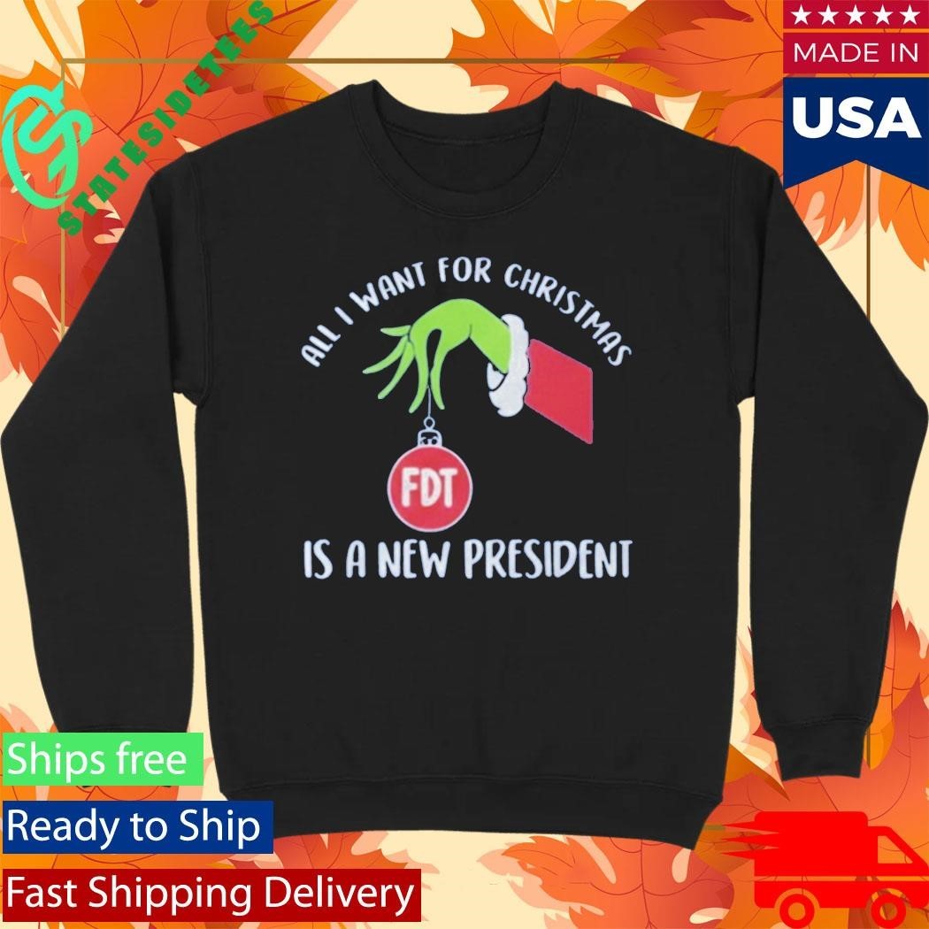 Mark Kelly All I Want For Christmas Is A New President Ugly Sweater
