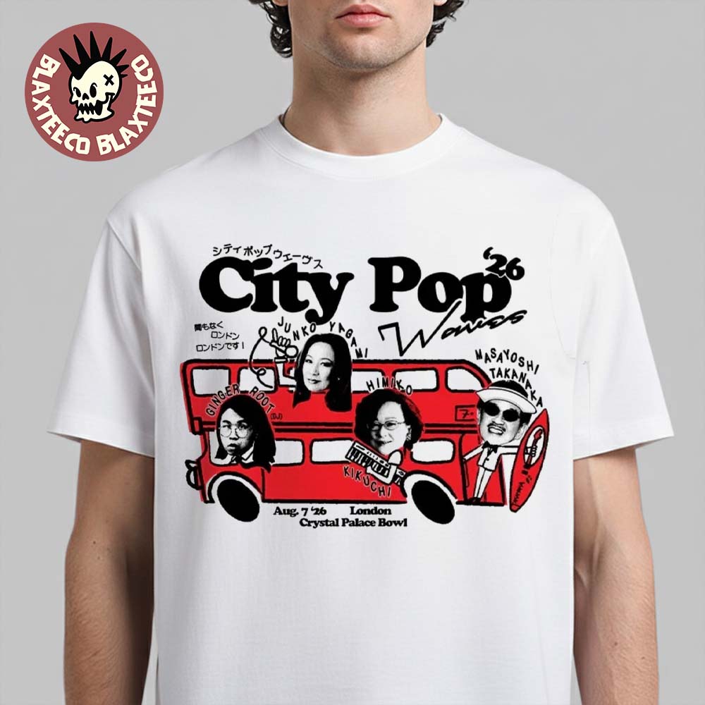 Masayoshi Takanaka City Pop Waves 2026 Merch Tee At London Crystal Palace Bowl On August 7 2026 T-Shirt
