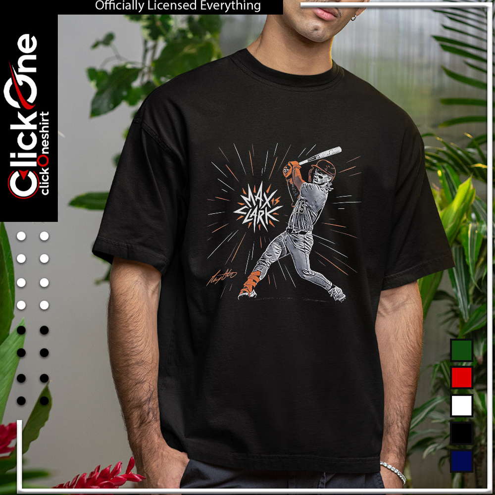 Max Clark Spark Detroit Tigers baseball signature shirt