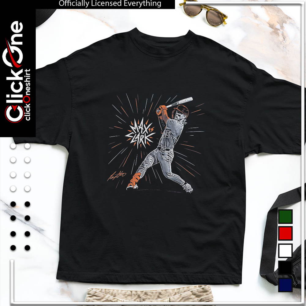 Max Clark Spark Detroit Tigers baseball signature shirt