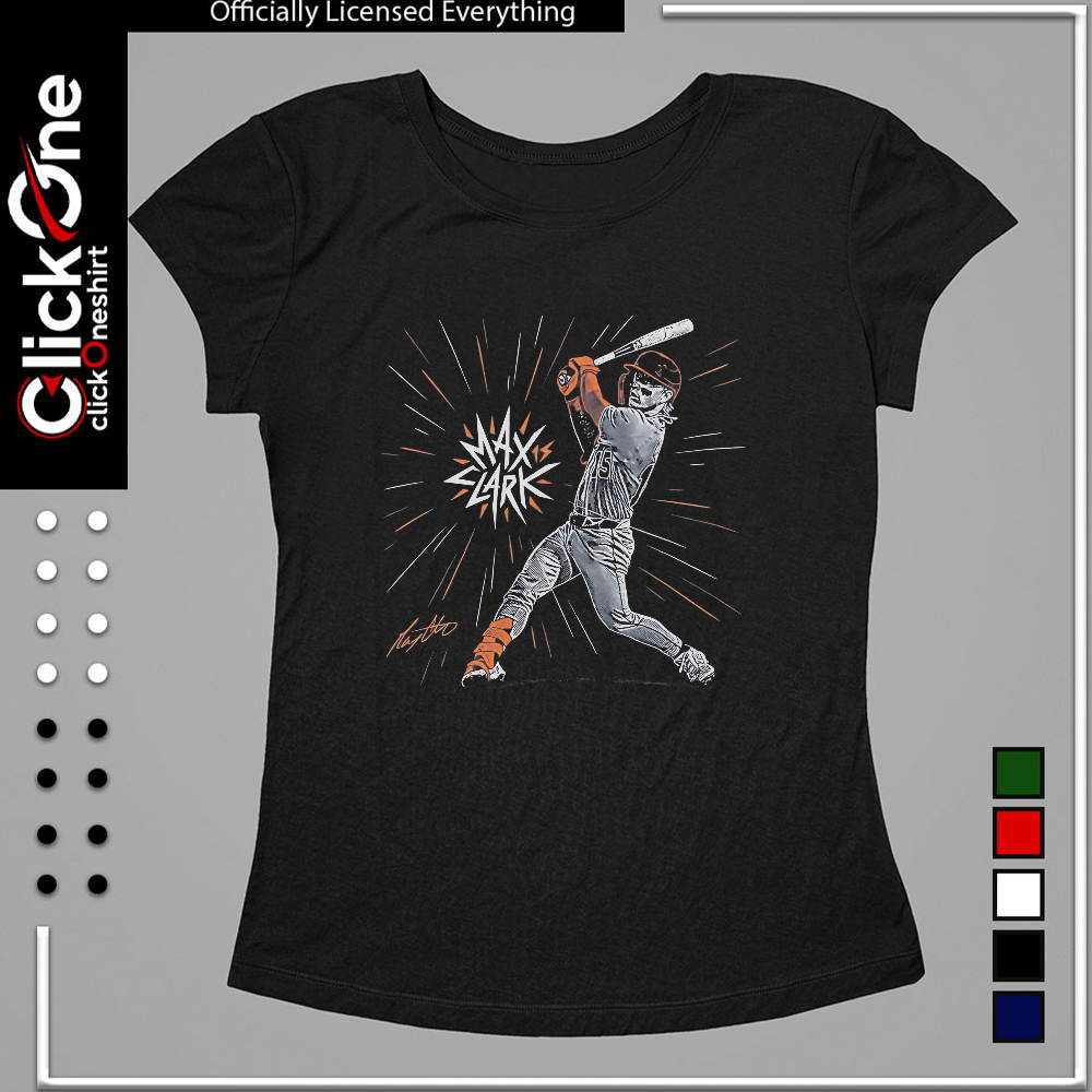 Max Clark Spark Detroit Tigers baseball signature shirt