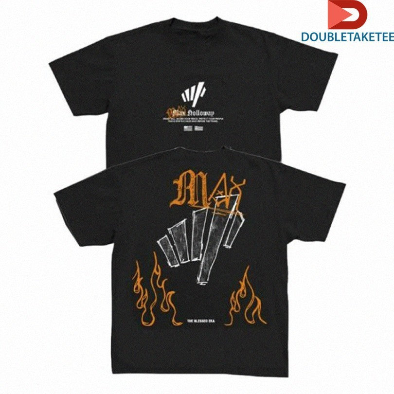 Max Holloway Blessed Sketch Shirts